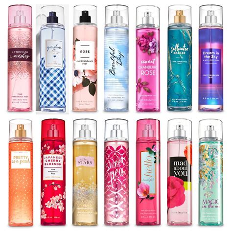 list of bath and body works scents|bbw scent.